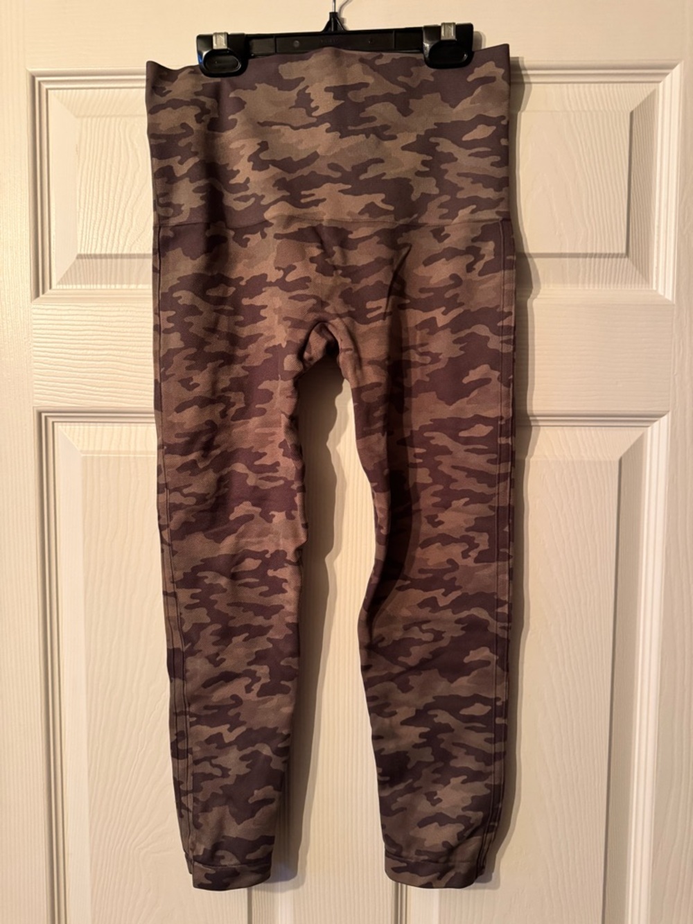 SPANX Camo Leggings - Brown & Olive